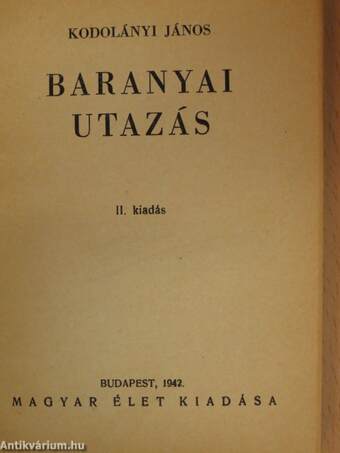 Baranyai utazás