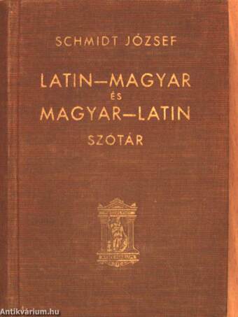 Latin-Magyar és Magyar-Latin zsebszótár I-II.