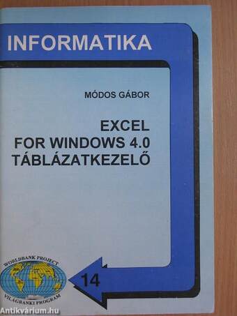 Excel for Windows 4.0 táblázatkezelő