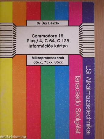 Commodore 16, Plus/4, C 64, C 128 Információs kártya