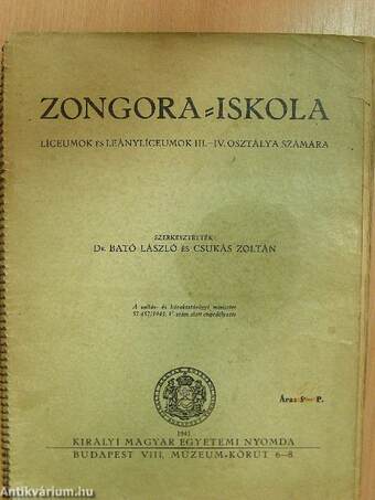 Zongora-iskola