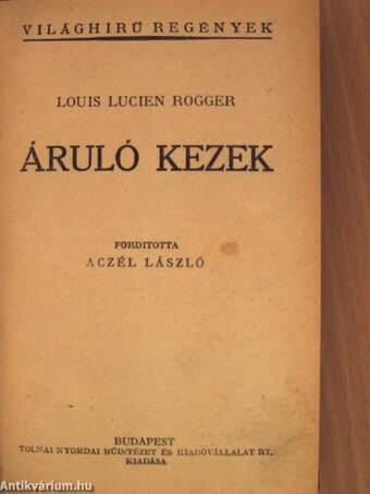 Áruló kezek