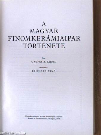 A magyar finomkerámiaipar története