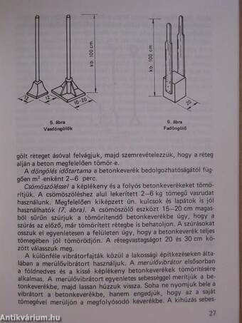 Beton- és habarcskészítési abc