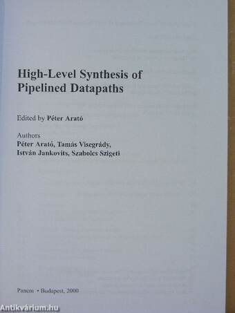 High-Level Synthesis of Pipelined Datapaths