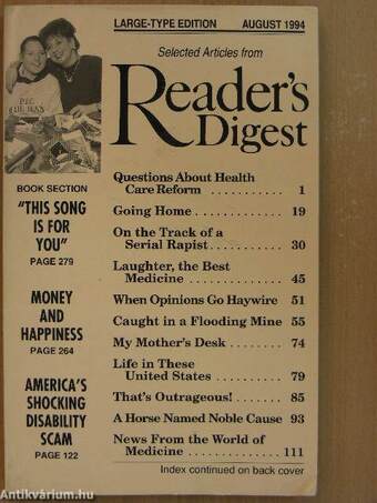 Selected Articles from Reader's Digest August 1994
