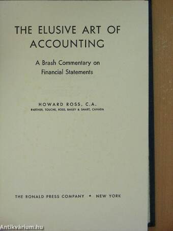 The Elusive Art of Accounting