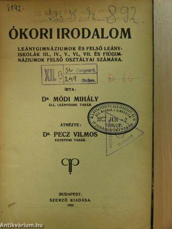 Ókori irodalom