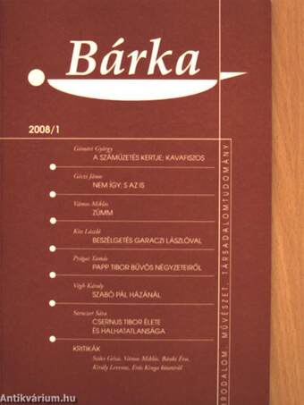 Bárka 2008/1