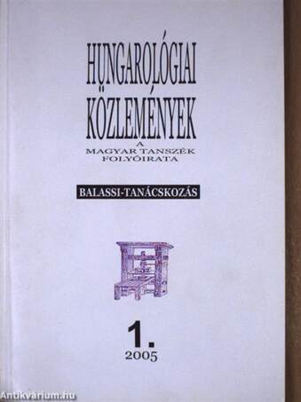 Hungarológiai Közlemények 2005/1.