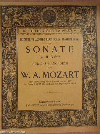 Sonate No. 9. A dur für das Pianoforte/Sonata No. 9. A major for the Pianoforte