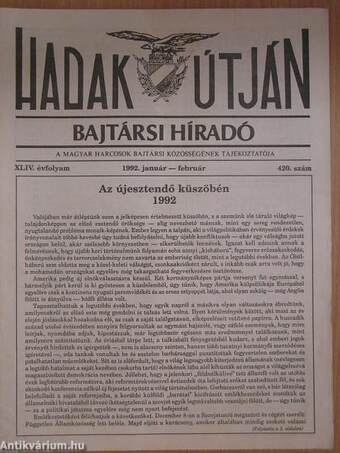 Hadak útján 1992. január-december