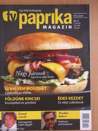 TV Paprika Magazin 2012. január-december