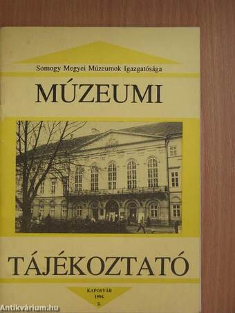 Múzeumi tájékoztató 1994/2.