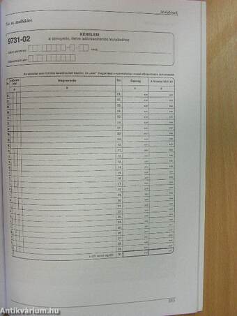 Adó- és vámjogszabályok 1999/2000 I. félév