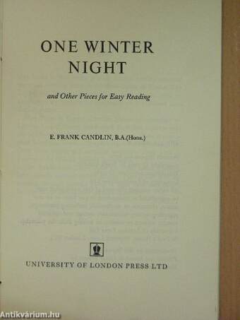 One Winter Night