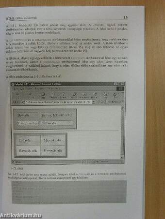 Internet alapú alkalmazásfejlesztés 1999/2000 I. félév