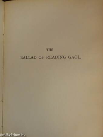 De Profundis/The ballad of reading gaol