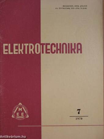 Elektrotechnika 1970. július