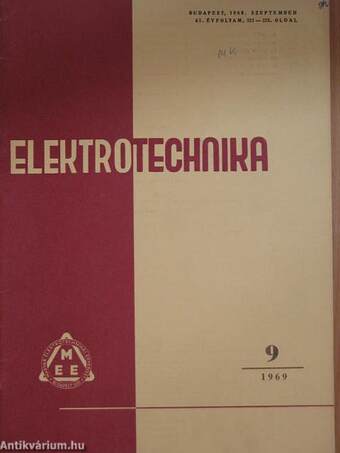 Elektrotechnika 1969. szeptember