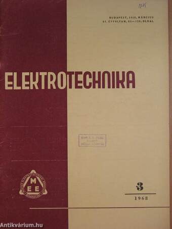 Elektrotechnika 1968. március