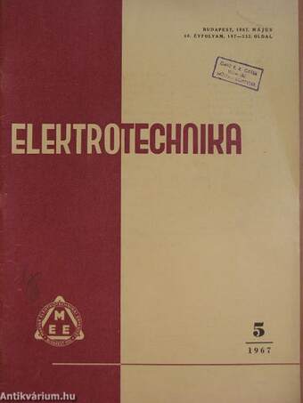 Elektrotechnika 1967. május