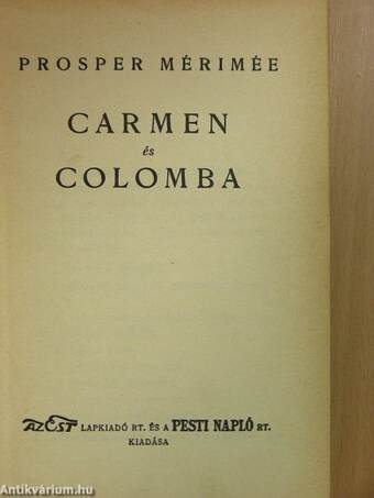 Carmen és Colomba