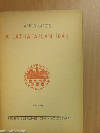 A láthatatlan írás