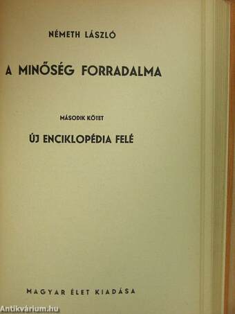 A minőség forradalma I-IV.