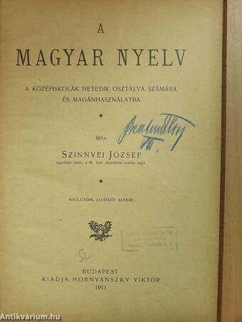 A magyar nyelv