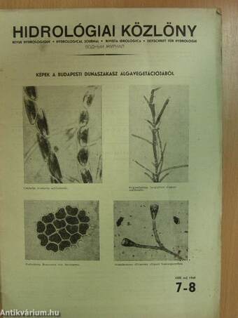 Hidrológiai közlöny 1949/7-8.