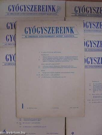 Gyógyszereink 1984/1-9.