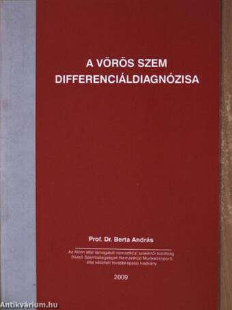 A vörös szem differenciáldiagnózisa