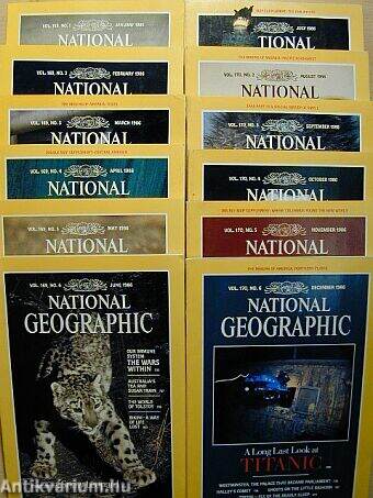 National Geographic January-December 1986
