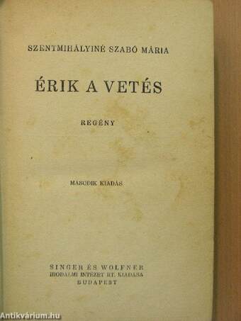 Érik a vetés