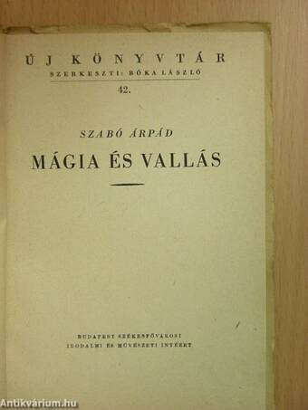 Mágia és vallás