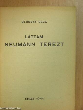 Láttam Neumann Terézt