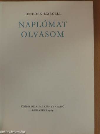 Naplómat olvasom