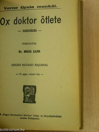 A begum ötszáz milliója/Ox doktor ötlete