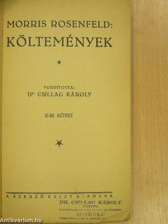 Költemények II.