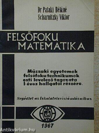 Felsőfokú matematika