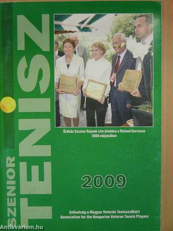 Szenior tenisz évkönyv 2009