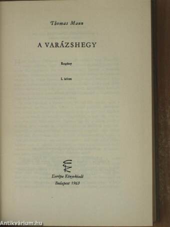 A Varázshegy I-II.