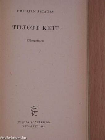 Tiltott kert