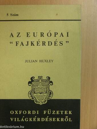 Az európai "fajkérdés"