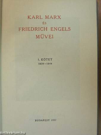 Karl Marx és Friedrich Engels művei 1-48. + 7 kiegészítő kötet