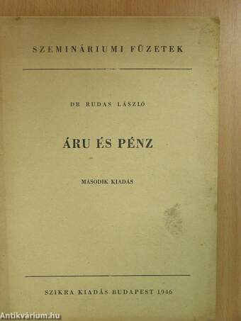 Áru és pénz