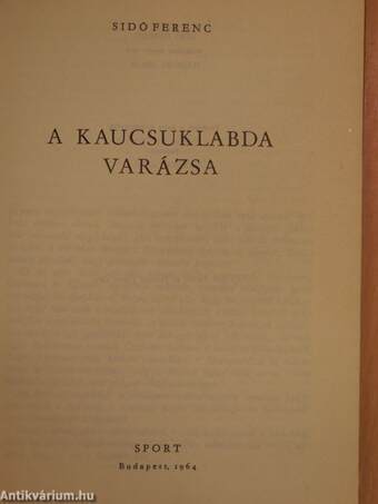 A kaucsuklabda varázsa