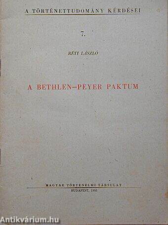 A Bethlen-Peyer paktum