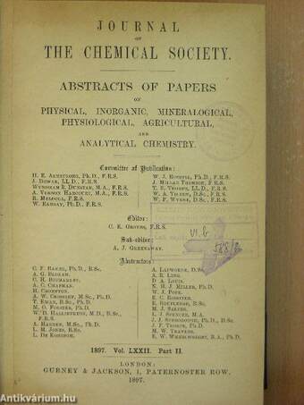 Journal of the Chemical Society 1897/II.